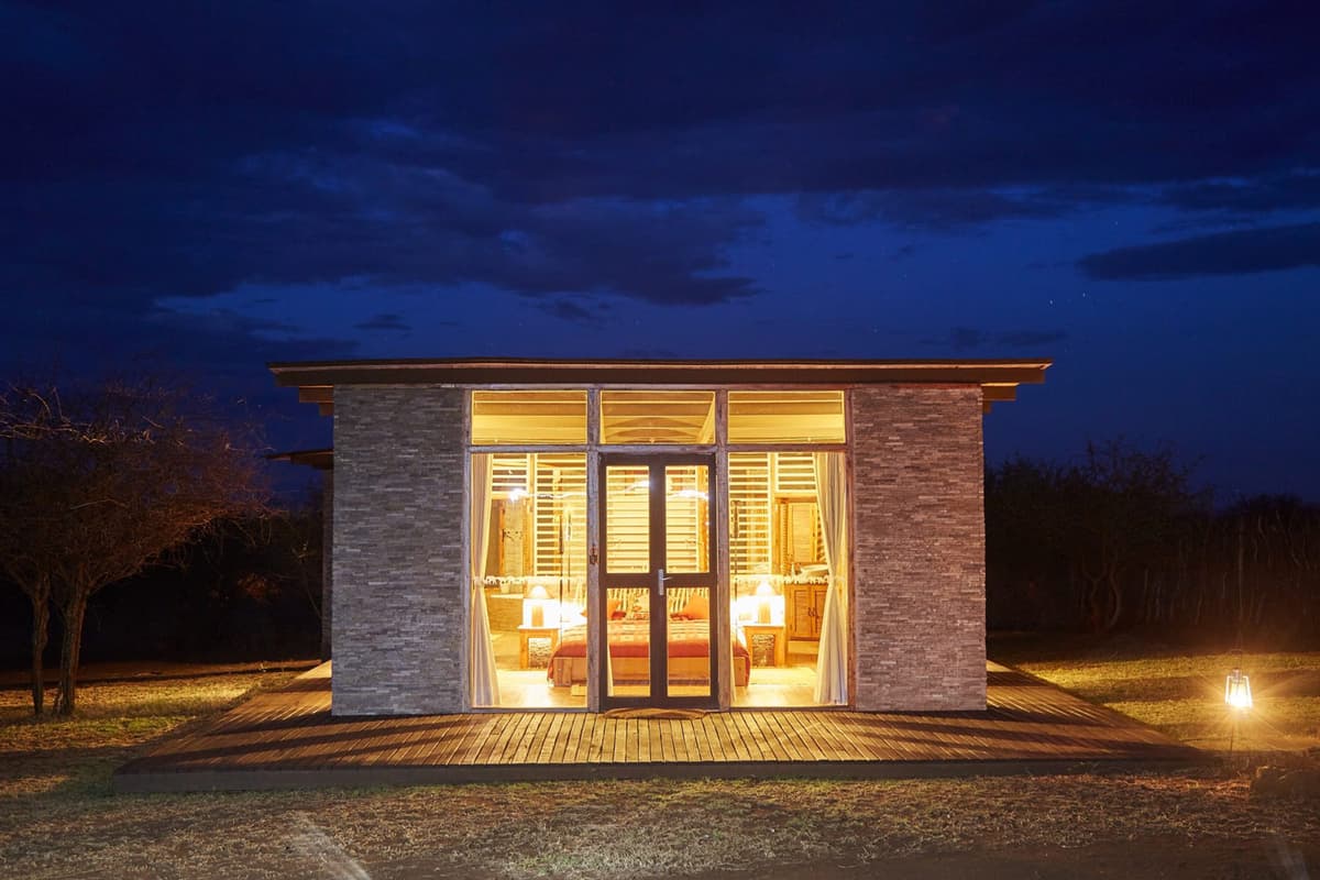 Elegant cottage at Elephant Gorge Camp, Amboseli National Park