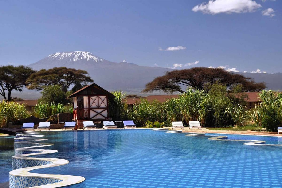 Pool at Kilima Safari Camp, Amboseli National Park