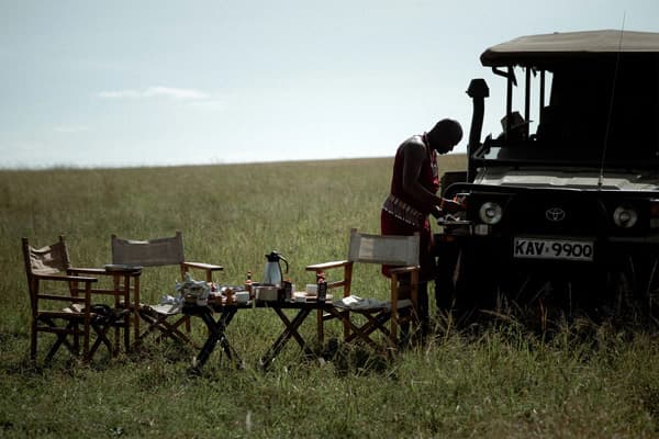 Picnic lunch at Amboseli National Park