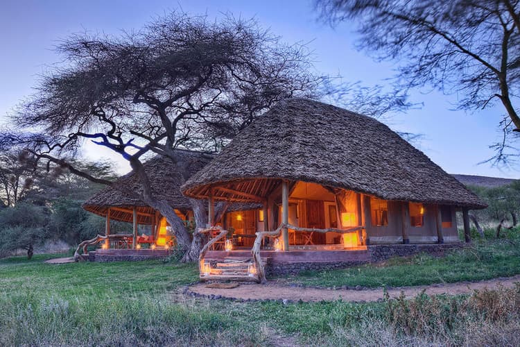 Luxury Tent at Elewana Tortilis Camp, Amboseli National Park