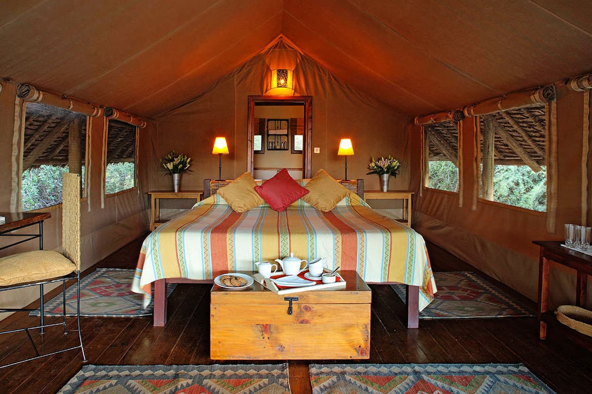 Luxury Tent at Elewana Tortilis Camp, Amboseli National Park