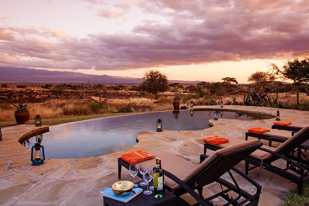 Pool at Elewana Tortilis Camp, Amboseli National Park