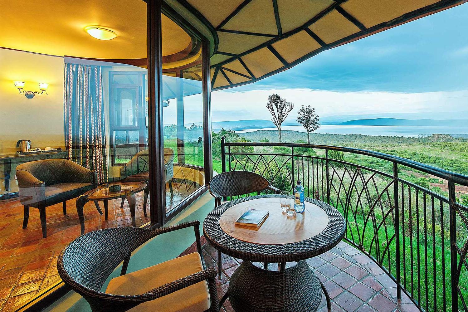 View from a Lake Nakuru Sopa Lodge Room