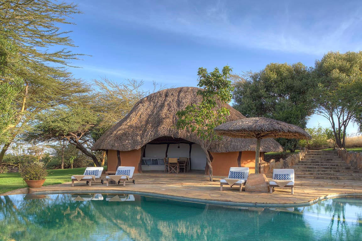 Pool at Elewana Kifaru House, Lewa Conservancy