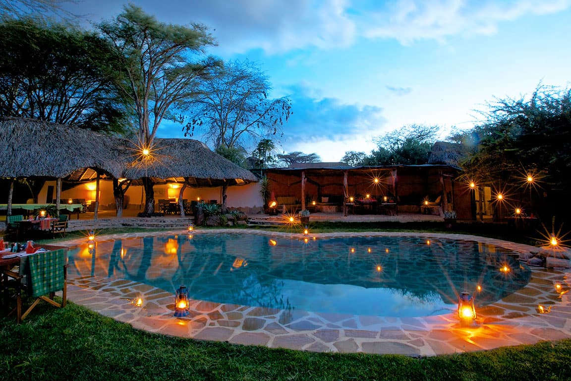 Pool at Lewa Safari Camp, Lewa Conservancy