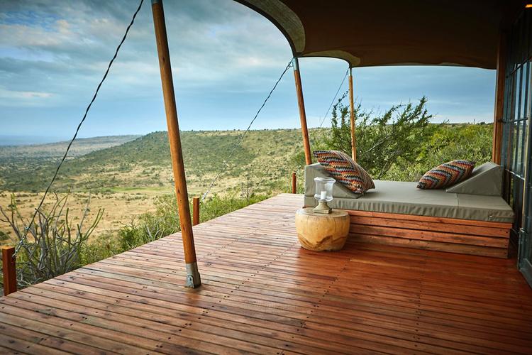 Luxury Tent Deck at Loisaba Lodo Springs, Loisaba Conservancy