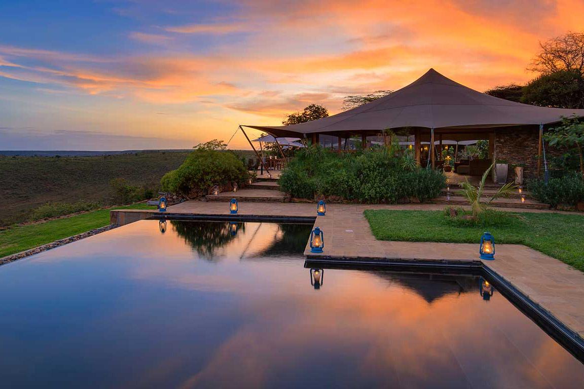 Pool at Loisaba Tented Camp, Loisaba Conservancy