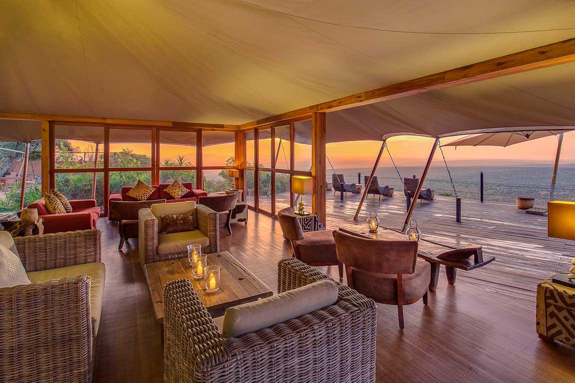 Lounge at Loisaba Tented Camp, Loisaba Conservancy