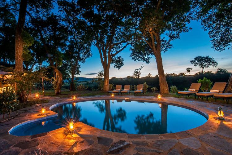 Pool at Elewana Sand River, Maasai Mara