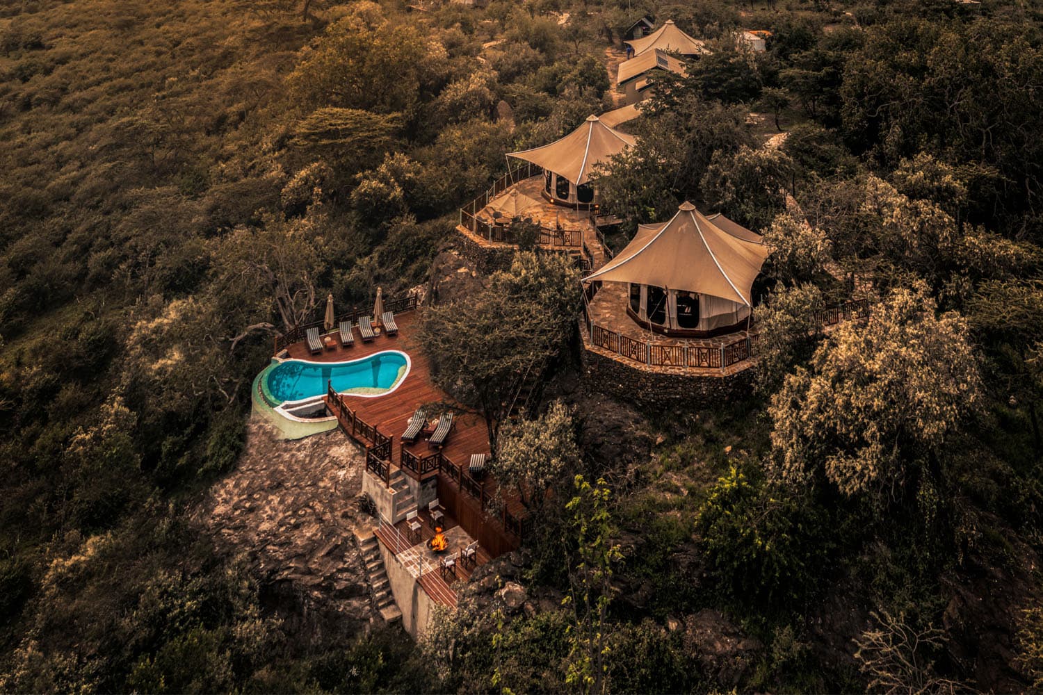 Luxury Tents at Ol Seki Hemingways, Maasai Mara