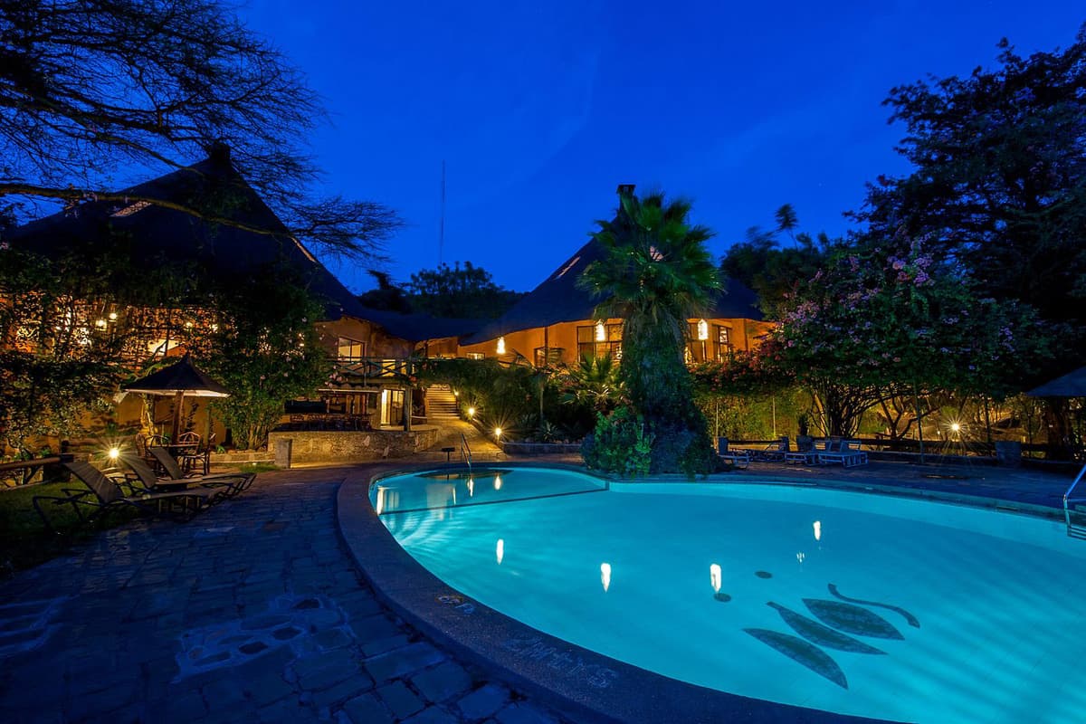 Pool at Sopa Lodge, Maasai Mara