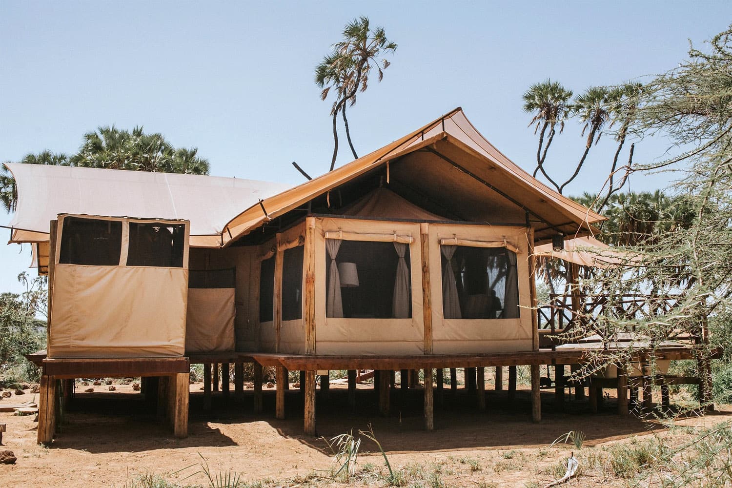 Luxury Tent at Elephant Bedroom Camp, Samburu National Reserve