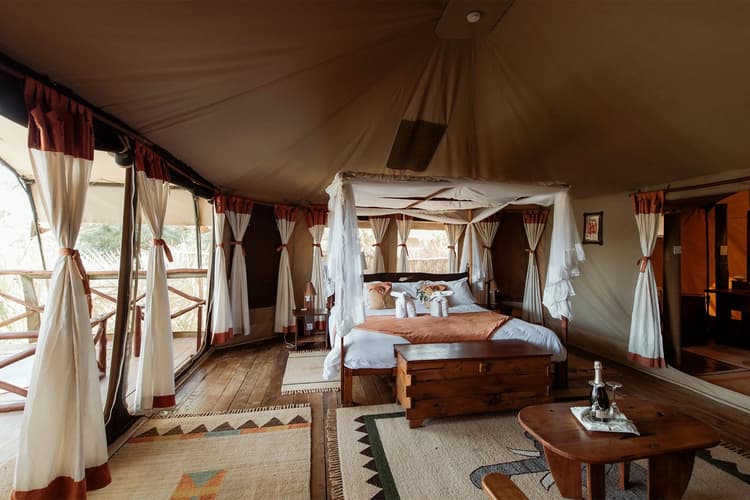 Luxury Tent at Elephant Bedroom Camp, Samburu National Reserve