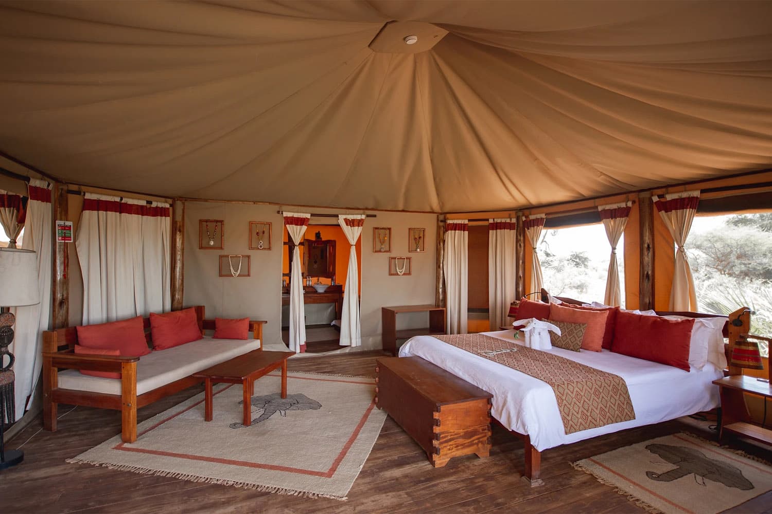 Luxury Tent at Elephant Bedroom Camp, Samburu National Reserve