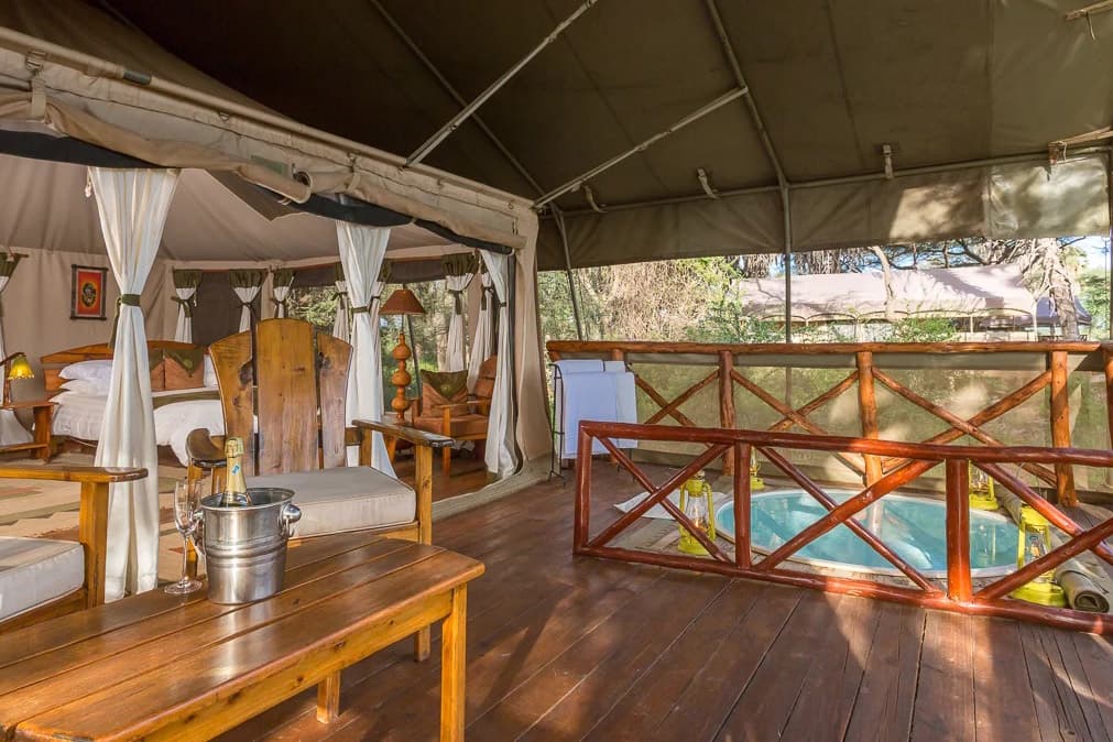 Luxury Tent at Elephant Bedroom Camp, Samburu National Reserve