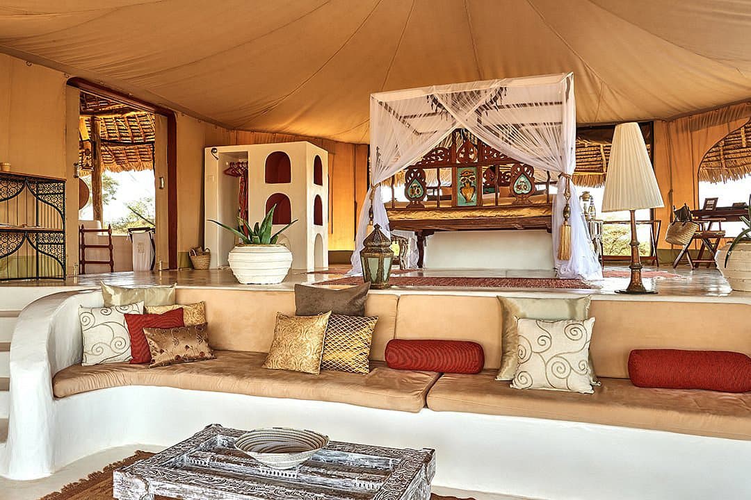 Luxury Tent at Safari Collection's Sasaab, Samburu National Reserve