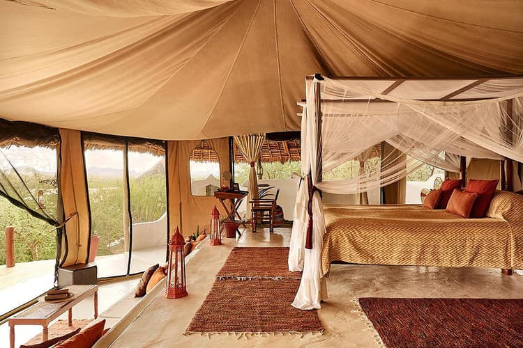 Luxury Tent at Safari Collection's Sasaab, Samburu National Reserve