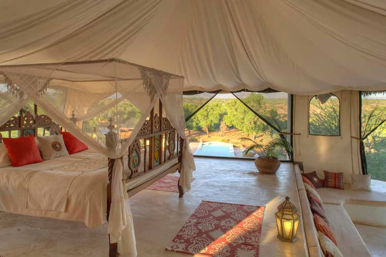 Luxury Tent at Safari Collection's Sasaab, Samburu National Reserve